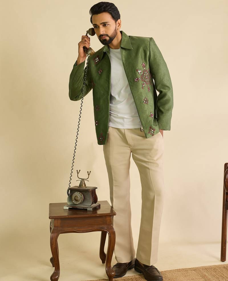 Mens wear jacket and pant