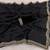 Black net embroidered saree with sequins work
