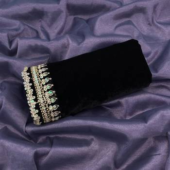 Lavender net embroidered saree with sequins work 3