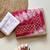 Magenta silk blend printed saree with tie dye