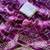 Purple silk blend printed saree with tie dye