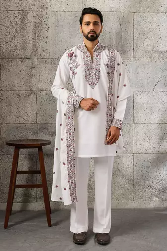 Mens kurta pant with dupatta