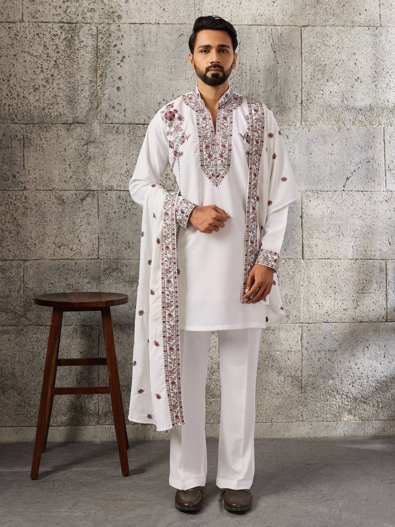 Mens kurta pant with dupatta