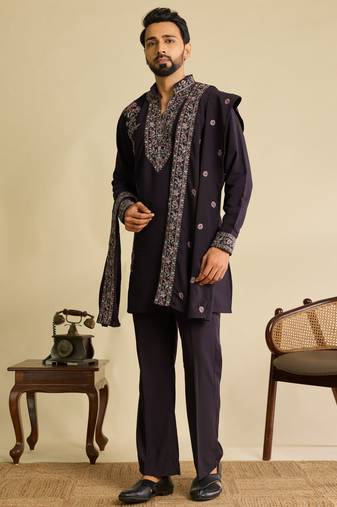 Mens kurta pant with dupatta