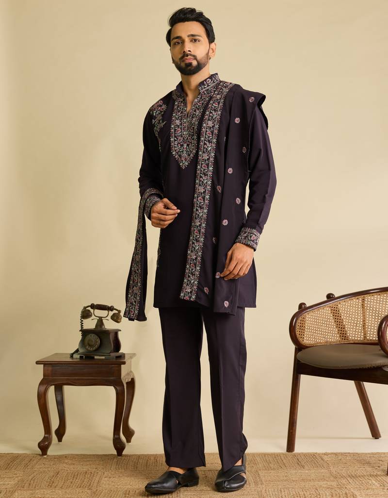 Mens kurta pant with dupatta