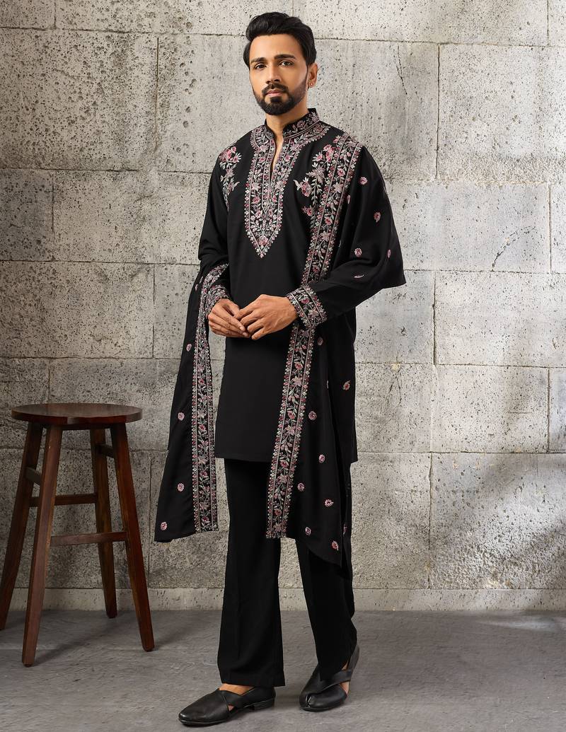 Mens kurta pant with dupatta