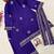 purple color sequin and zari embroidery work crepe kurti palazzo set