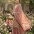 Light Pink Color  Embroidery Sequence Work Faux Georgette Salwar Suit