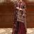 Maroon Color  Embroidery Sequence Work Faux Georgette Salwar Suit