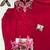red color beaded and 5mm sequin embroidery work crepe kurti set