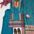 emerald color digital print malai satin kurti palazzo set