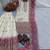 White And Pink Color Embroidery Sequence Work Georgette Salwar Suit