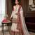 White And red Color Embroidery Sequence Work Georgette Salwar Suit