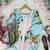 sky blue color digital print cotton kurti palazzo set