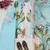 sky blue color digital print cotton kurti palazzo set