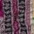 Wine Ajarak Print And Real Mirror Work Silk Blend Saree