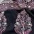 Wine Ajarak Print And Real Mirror Work Silk Blend Saree