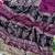 Wine Ajarak Print And Real Mirror Work Silk Blend Saree