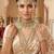 Pista 2-layer bridal jewelry set with earrings, maang tikka, pasha, nath & panja | gold plated