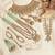 Pista 2-layer bridal jewelry set with earrings, maang tikka, pasha, nath & panja | gold plated