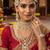 White 2-layer bridal jewelry set with earrings, maang tikka, pasha, nath & panja | gold plated