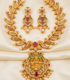 Multicolor ruby temple jewellery