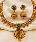 Multicolor antique necklace set