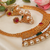 Multicolor necklace set with pearls