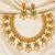 Green color guttapoosalu necklace set