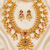 Guttapoosalu necklace set with emeralds and rubies
