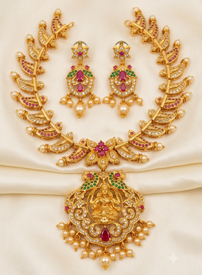 Multicolor ruby temple jewellery 2