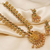 Multicolor peacock temple jewellery