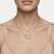 925 Sterling Silver Rose Gold Butterfly & Open Heart Pendant Necklace Set for Women