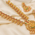 Multicolor peacock temple jewellery