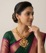 Multicolor ruby temple jewellery