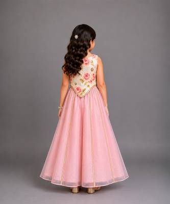 Off white pink printed cotton silk co ord set 2