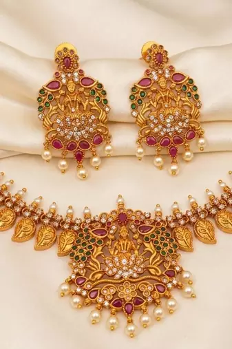 Matt finish temple jewellery