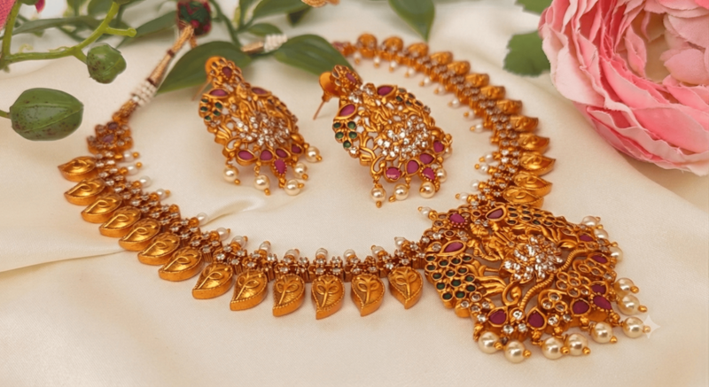 Matt finish temple jewellery