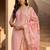 Women Floral Regular Thread Work Kurta with Trousers & With Dupatta