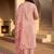 Women Floral Regular Thread Work Kurta with Trousers & With Dupatta