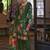 Women Floral Embroidered Regular Thread Work Kurta with Trousers & With Dupatta