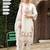 Floral Embroidered Regular Sequinned Kurta With Trousers & Dupatta