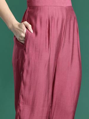 Floral Embroidered Kurta with Trousers & Dupatta 3