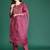 Floral Embroidered Kurta with Trousers & Dupatta