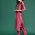 Floral Embroidered Kurta with Trousers & Dupatta