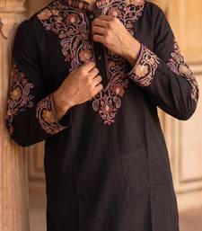Outluk wedding vol 46 roman silk fabric with full embroidery  mens designer party wear kurta pajama.