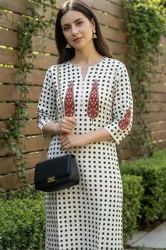 Women Printed Regular Pure Cotton Kurta with Trousers