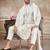 roman silk blend fabric embroidery mens designer party wear kurta pajama
