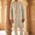 roman silk blend fabric embroidery mens designer party wear kurta pajama
