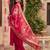 Women Ethnic Motifs Embroidered Regular Kurta with Trousers & With Dupatta